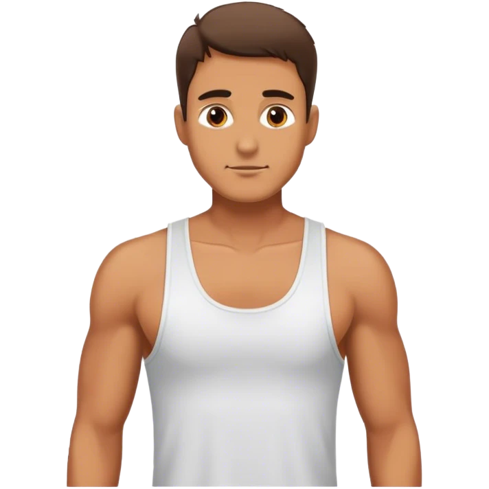 men with a tank top emoji