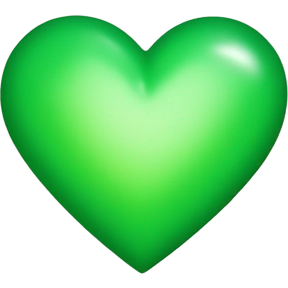 green heart emoji