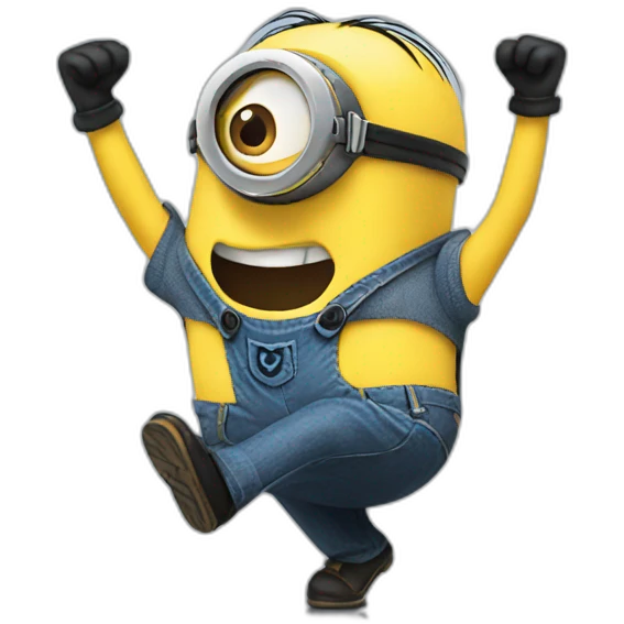 Minion dancing emoji