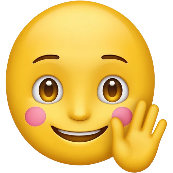 emoji with cheerful and friendly expression, bright colors, simple background, text 'Life With chris' emoji