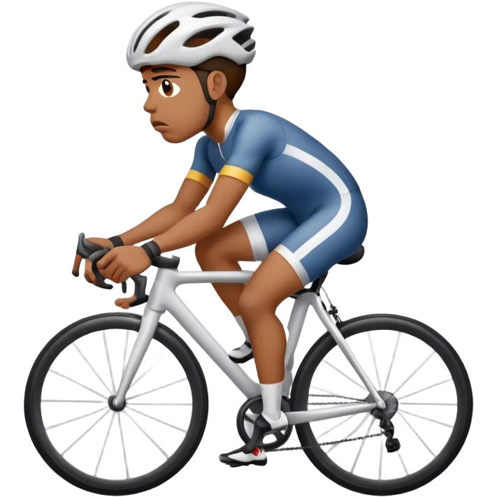Indoor cyclist that can’t hear the music emoji