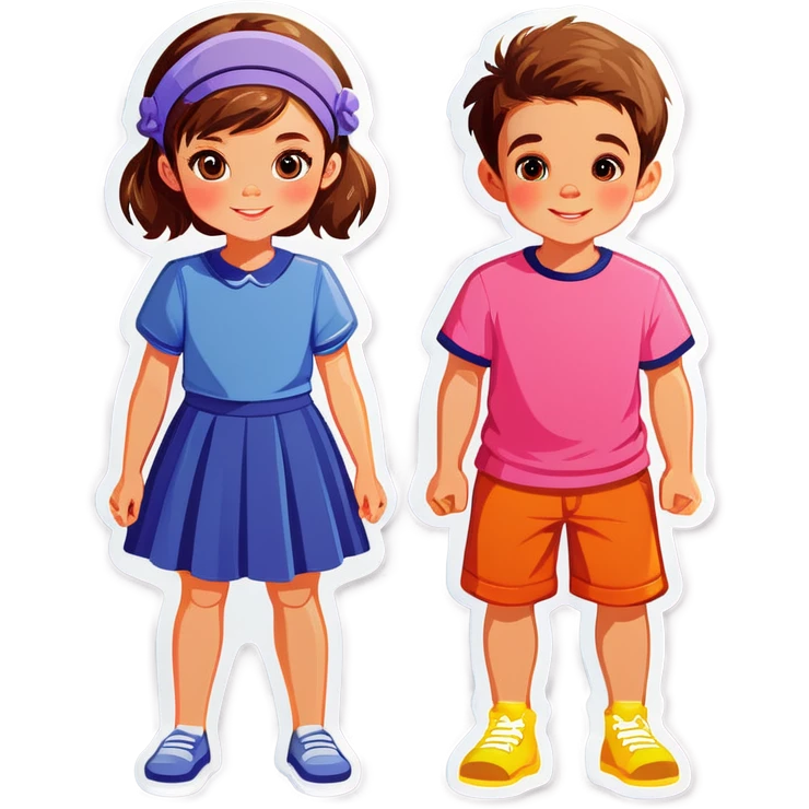 Girl and boy emoji