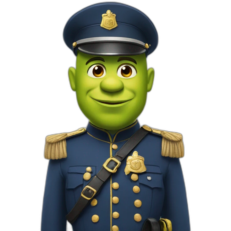 gendarme+shrek emoji