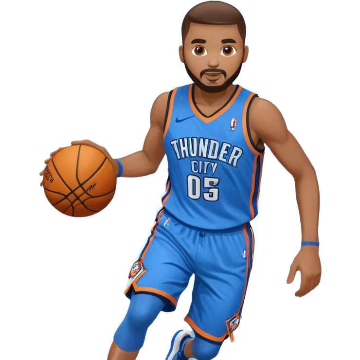 Oklahoma City thunder emoji