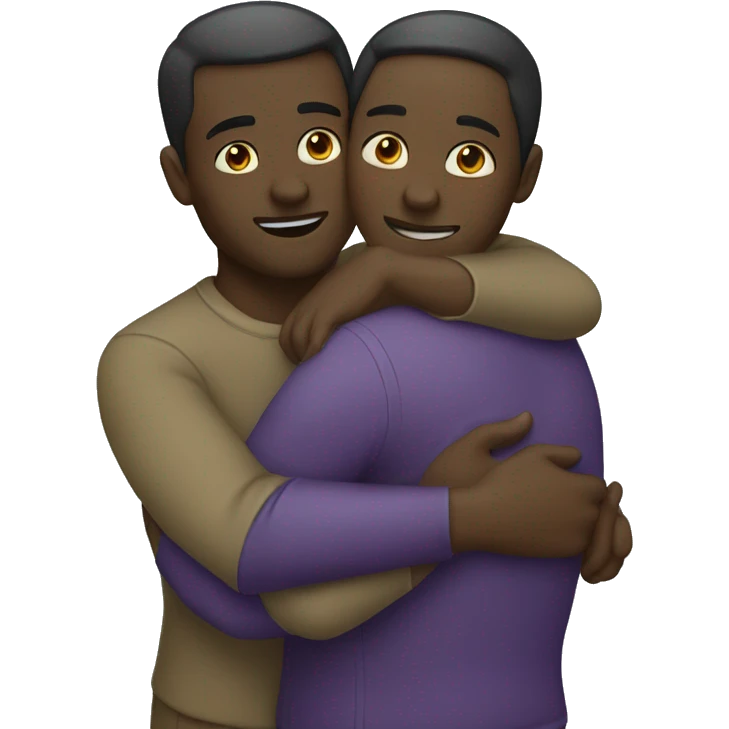 Couple hug emoji