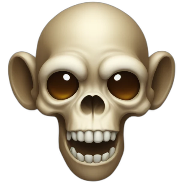 monkey skull emoji