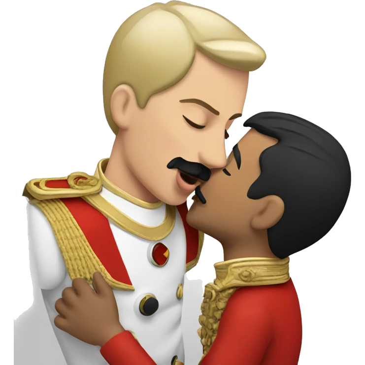 Freddie Mercury kissing boys emoji