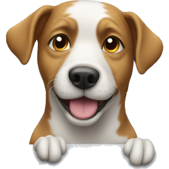 Dog in car emoji