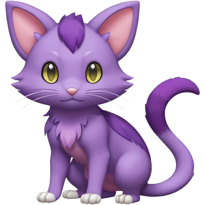 Purrloin-Delcatty-Rattata-Pokémon (full body) emoji