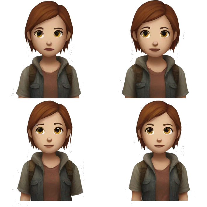 Ellie the last of us Little bit dezoom emoji