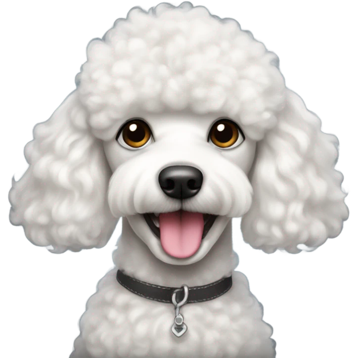 White poodle emoji