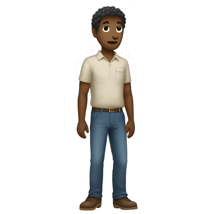 la tronco full body standing emoji