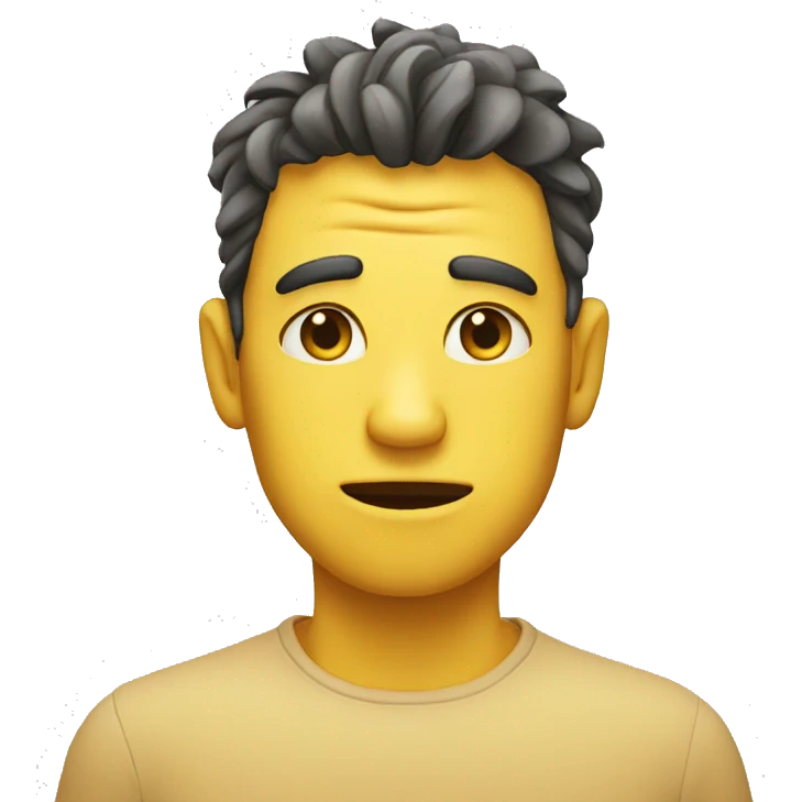 Sigh face emoji