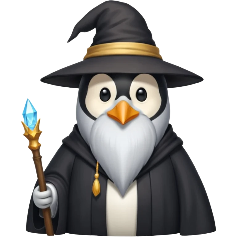 Penguin Wizard emoji