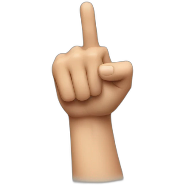 hand pointing emoji