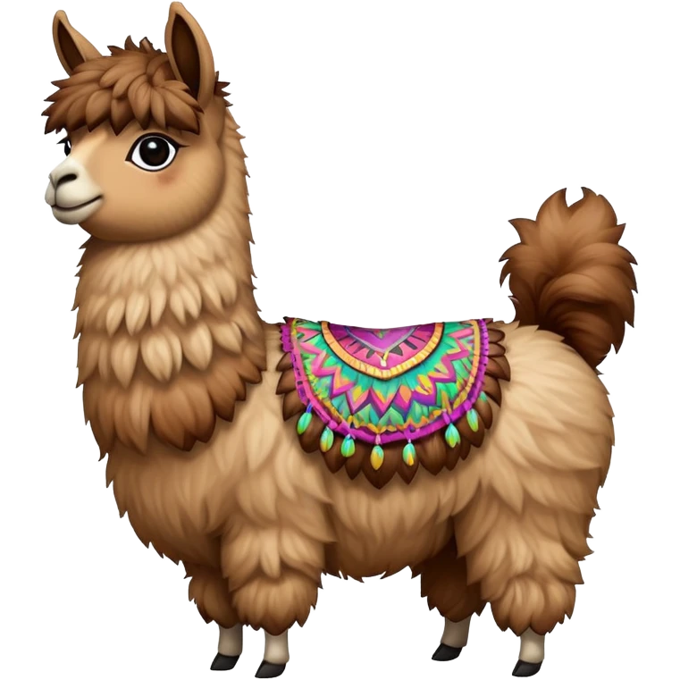 llama with elastic spring emoji