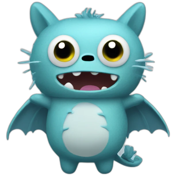 icebat the ugly doll character emoji