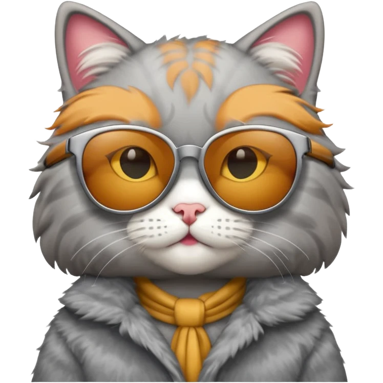 Cat wearing sunglasses emoji