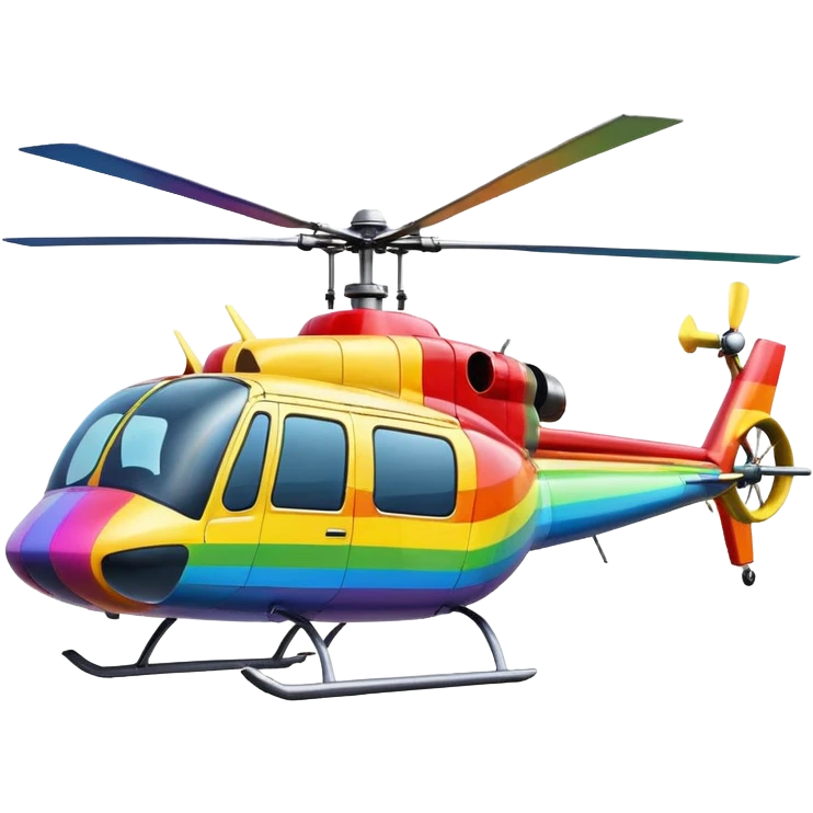 gay helicopter  emoji