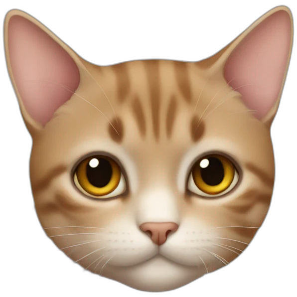 gato marron emoji