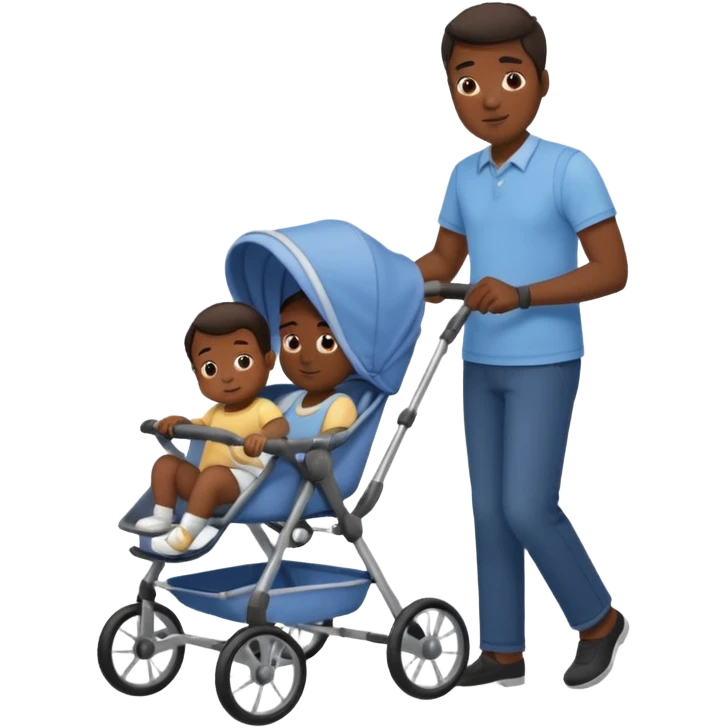 papa en poussette  emoji
