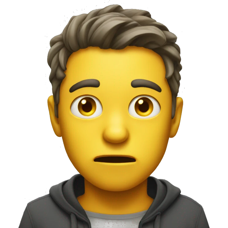 panicked but hot yellow face emoji emoji