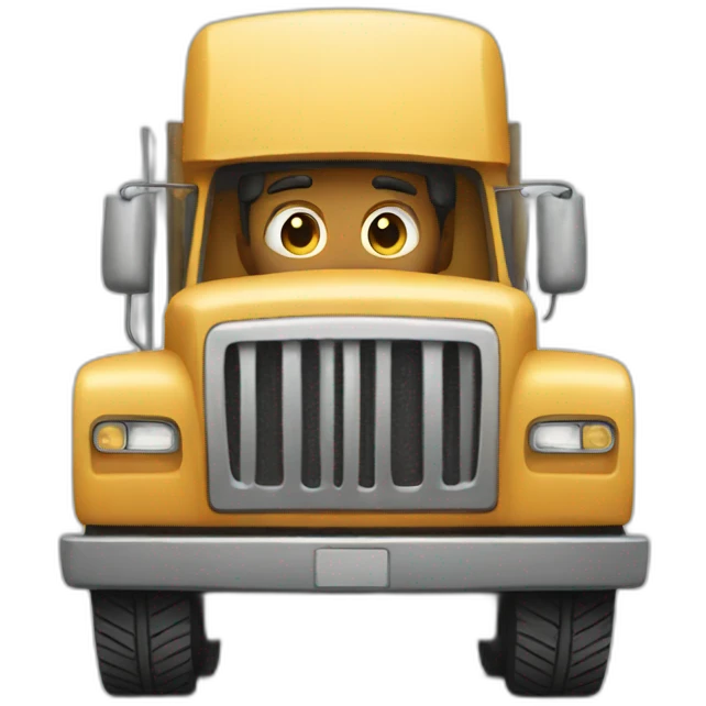 Man Truck emoji
