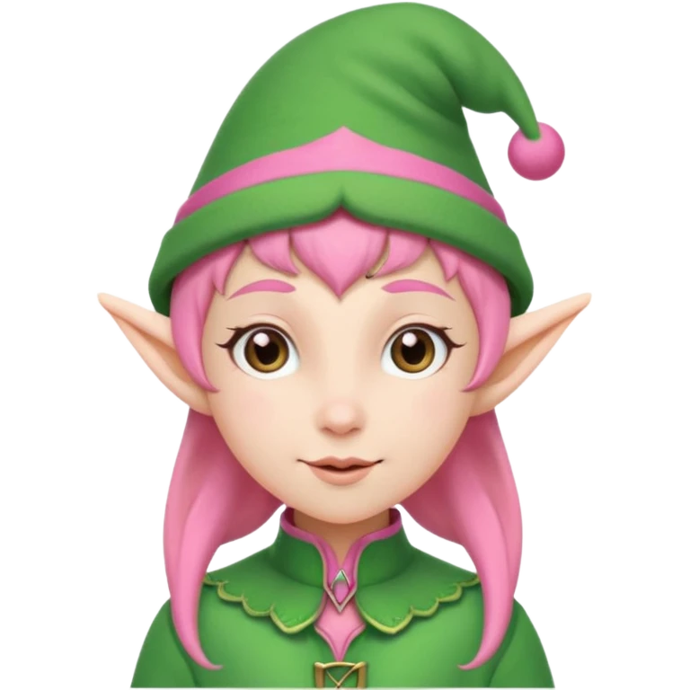 pink elf emoji