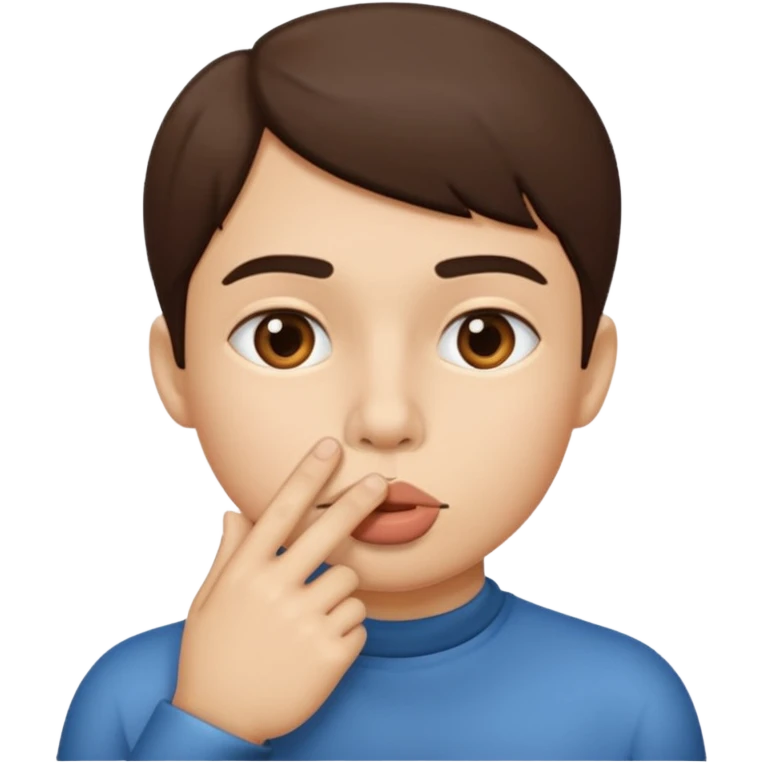 shhh emoji