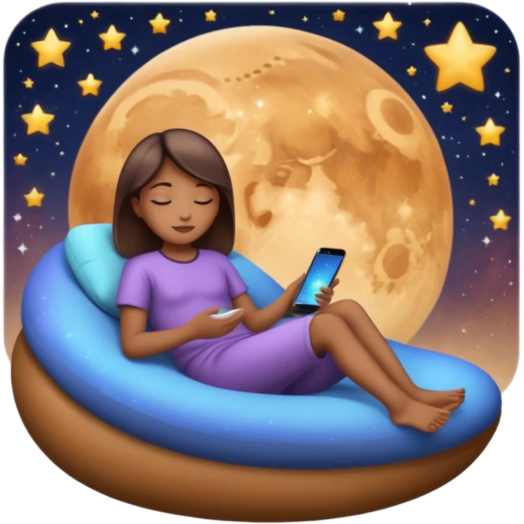 Galaxy theme - rest day emoji