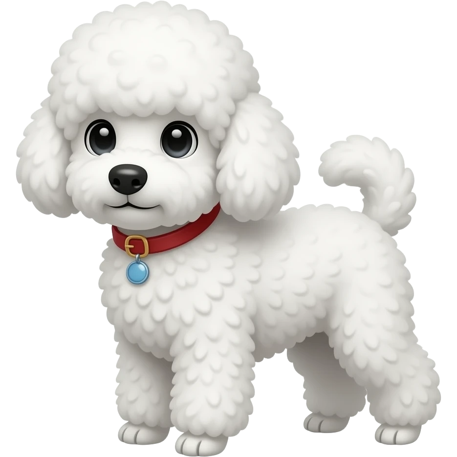 Kawaii caniche emoji