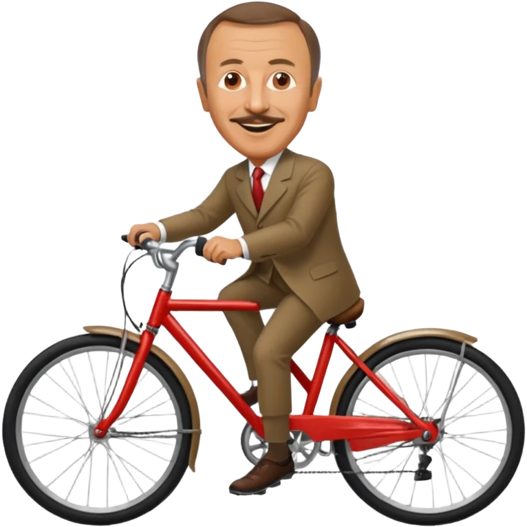 Bisiklet süren Erdoğan  emoji