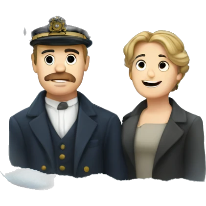 titanic in snow globe emoji