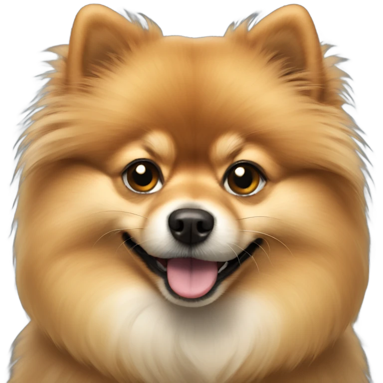 The Pomeranian emoji