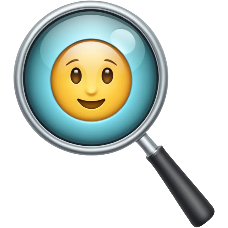 Magnifier emoji