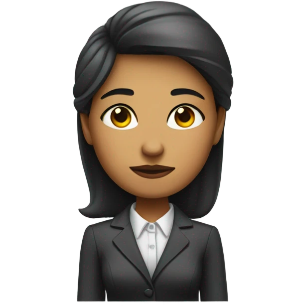 Mean manager lady emoji