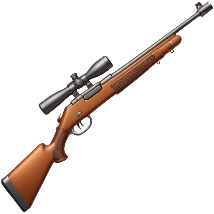 wood traditional rifle emoji