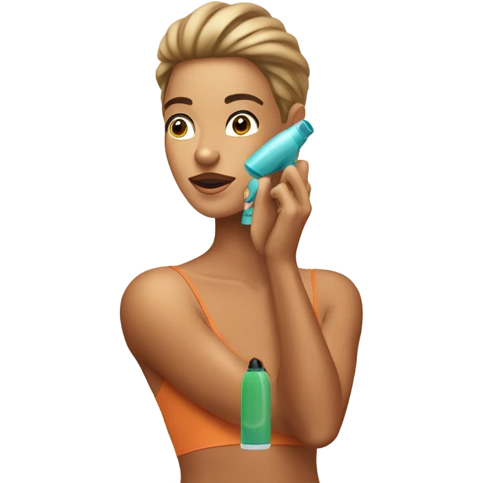 Spray tan emoji