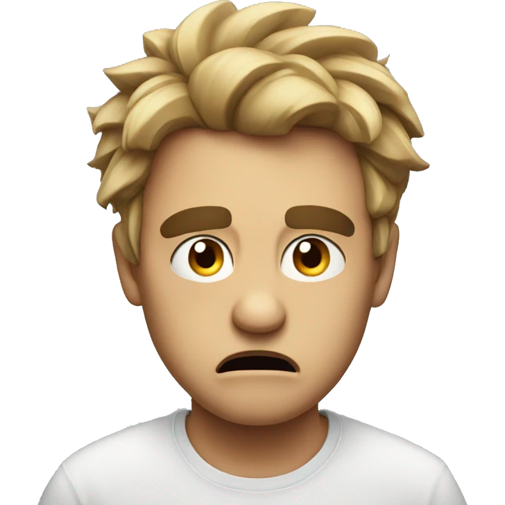 Mad face emoji