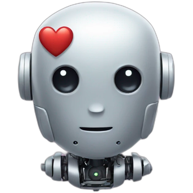 Robot heart emoji