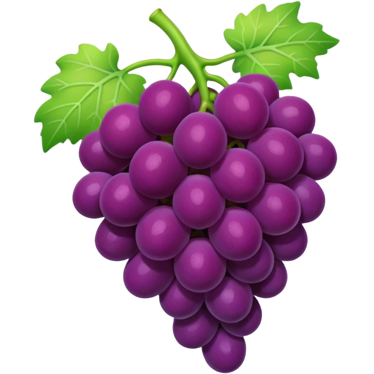 knitted fruit grape   emoji