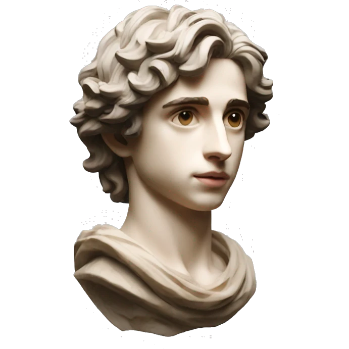 timothee chalamet roman sculpture emoji