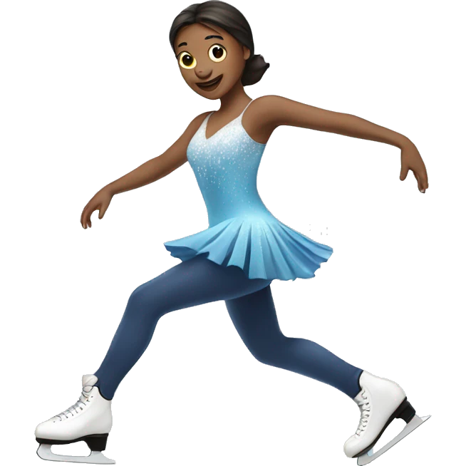 Ice skater  emoji