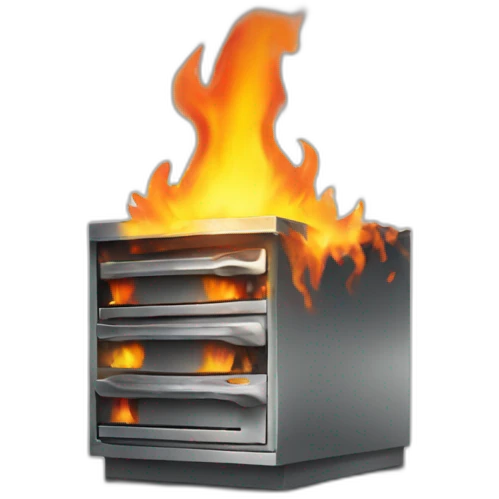 Burning servers emoji