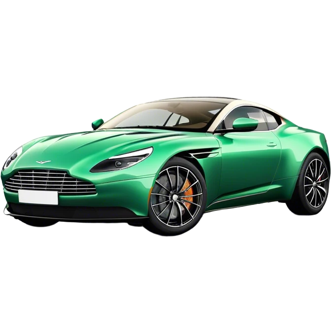 Aston Martin DB11 - Aston Martin (Model Year: 2022) (Iconic colour: Green) emoji