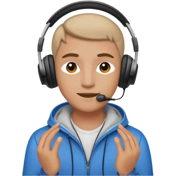 listening to music with headphones emoji