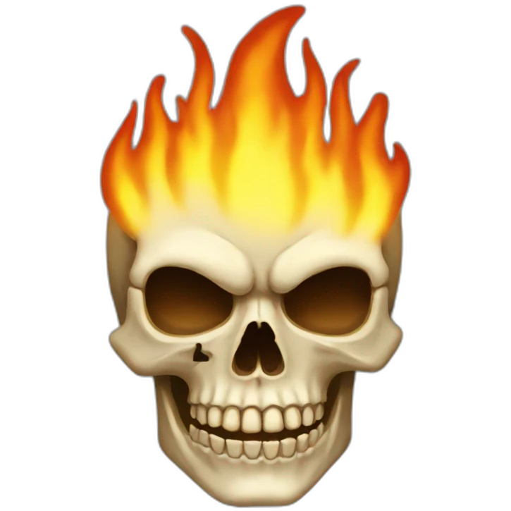 Skull-fire emoji