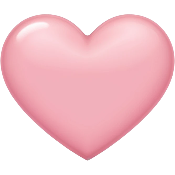 light pink heart emoji
