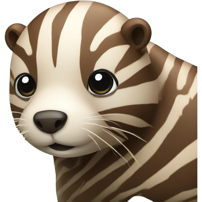beaver zebra emoji