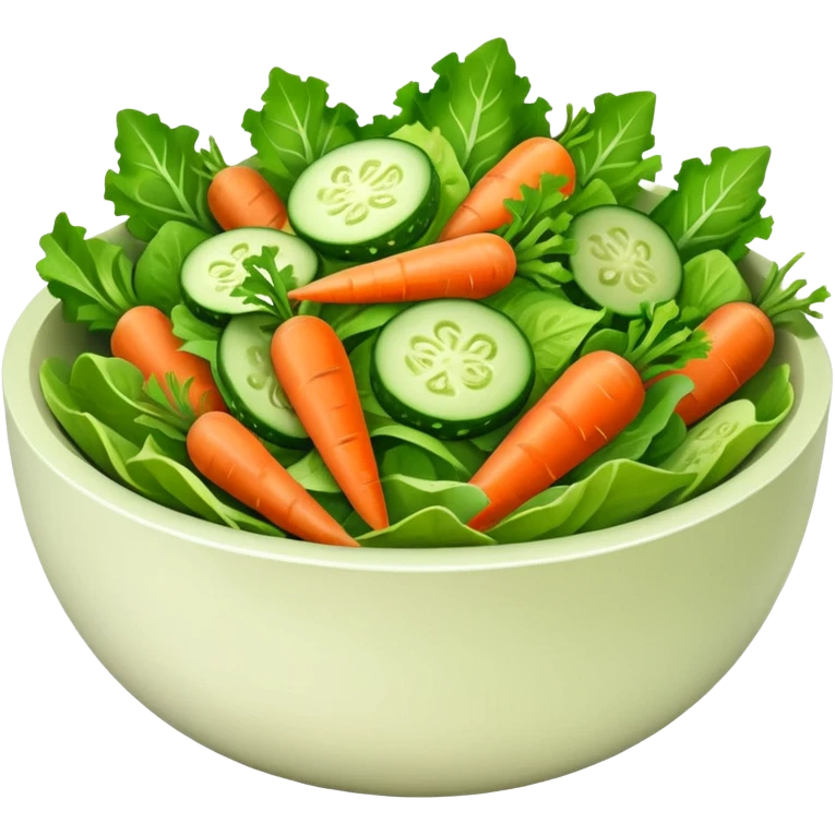 BOWL DI INSALATA,  iperrealistico 4kNo tomatoes emoji